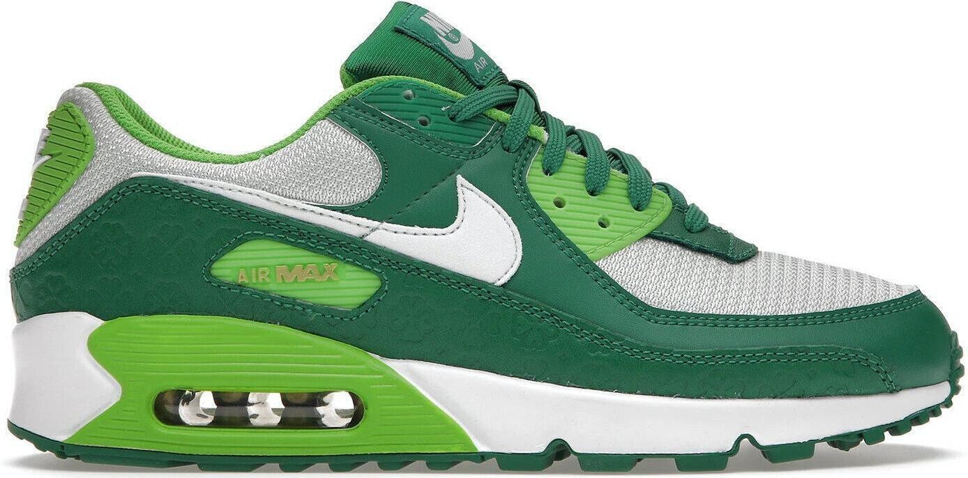 Nike Air Max 90 “St. Patrick’s Day” Men’s Size 8 Green White Lifestyle Sneakers Nike Men main image 3