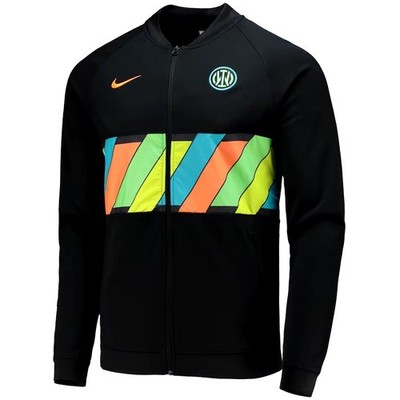 Nike Men s Inter Milan I96 Raglan Anthem Full Zip Soccer Jacket Jersey Medium M