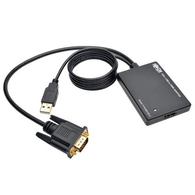 Tripp Lite P116-003-HD-U VGA to HDMI Adapter-Black