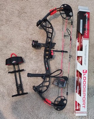 BLACKOUT FAZE 2 COMPOUND BOW RIGHT HANDED IN ALL BLACK