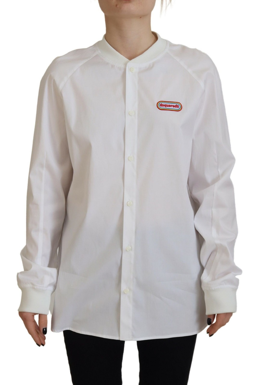 Dsquared² White Cotton Button Down Long Sleeves C… - image 1