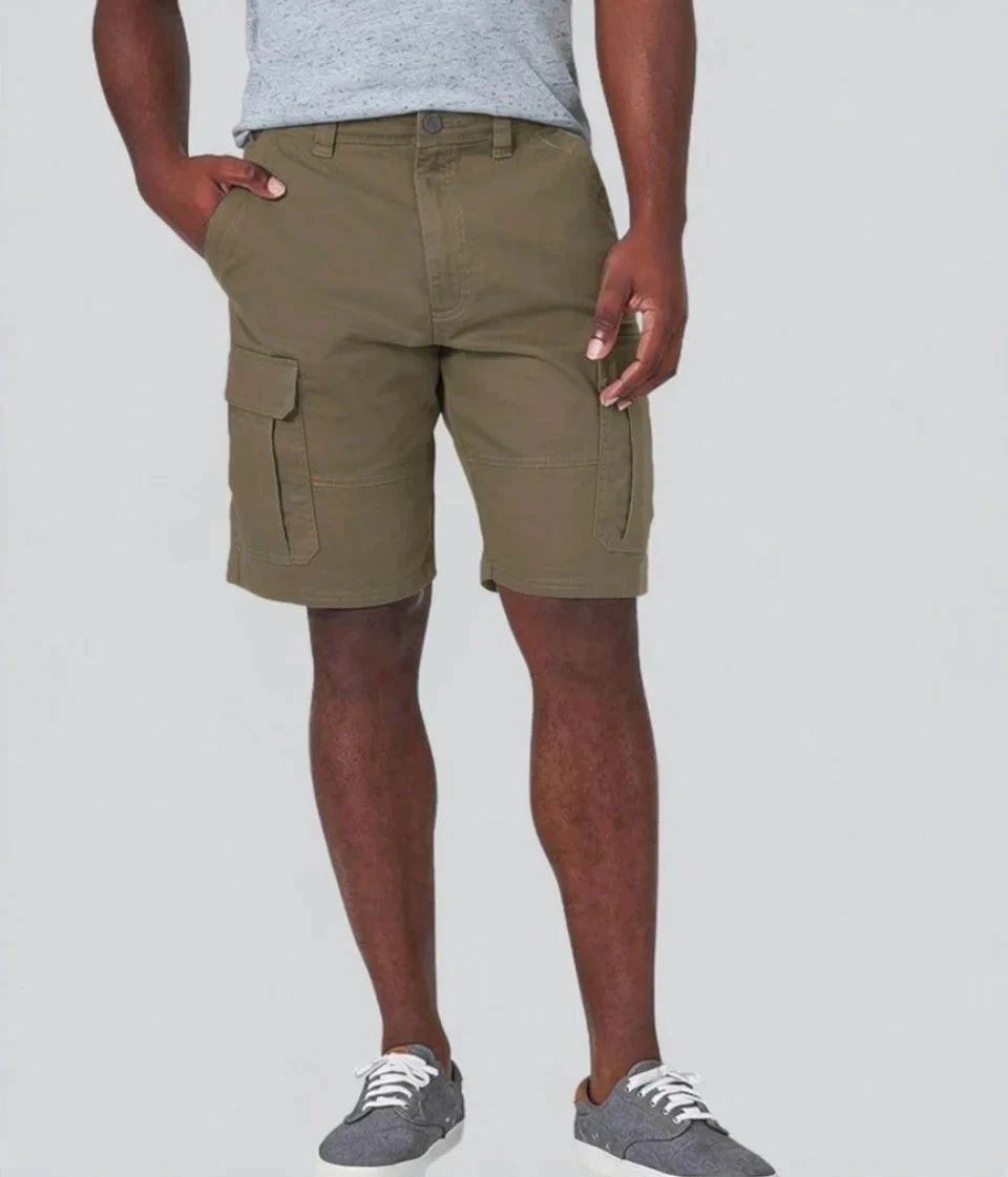 Wrangler Cargo Shorts Men's Olive Stretch Relaxed Fit Utility Hiking Outdoor
Opens in a new window o