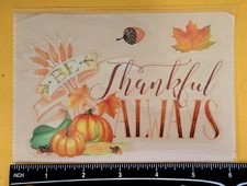 Thanksgiving Window Clings (Sheet Size 4x6")