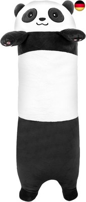 FakeFace Lange Süße Panda Plüschtier Katze Kissen Kuscheltier Schlafkissen Wu