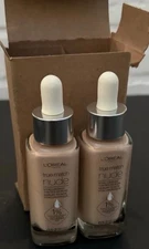 2packs L'Oreal Paris True Match Nude Hyaluronic Tinted Serum Foundation