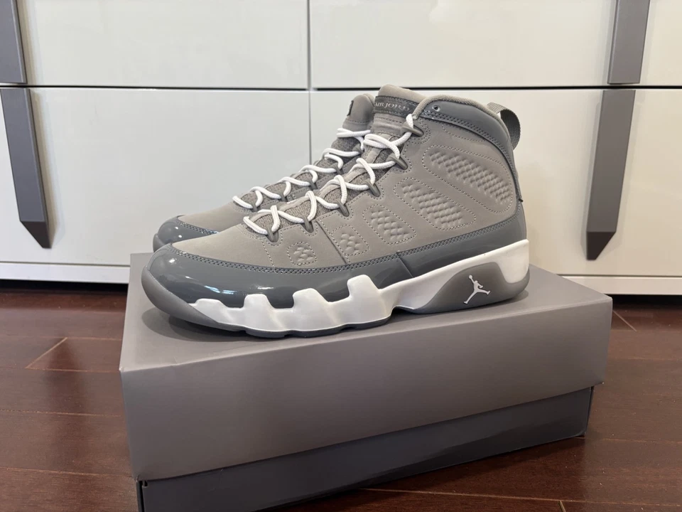 Nike Air Jordan 9 Retro Cool Grey (2025) HV4794-011 Hombres 12 NUEVO ENVÍO RÁPIDO Foto 3 de 4