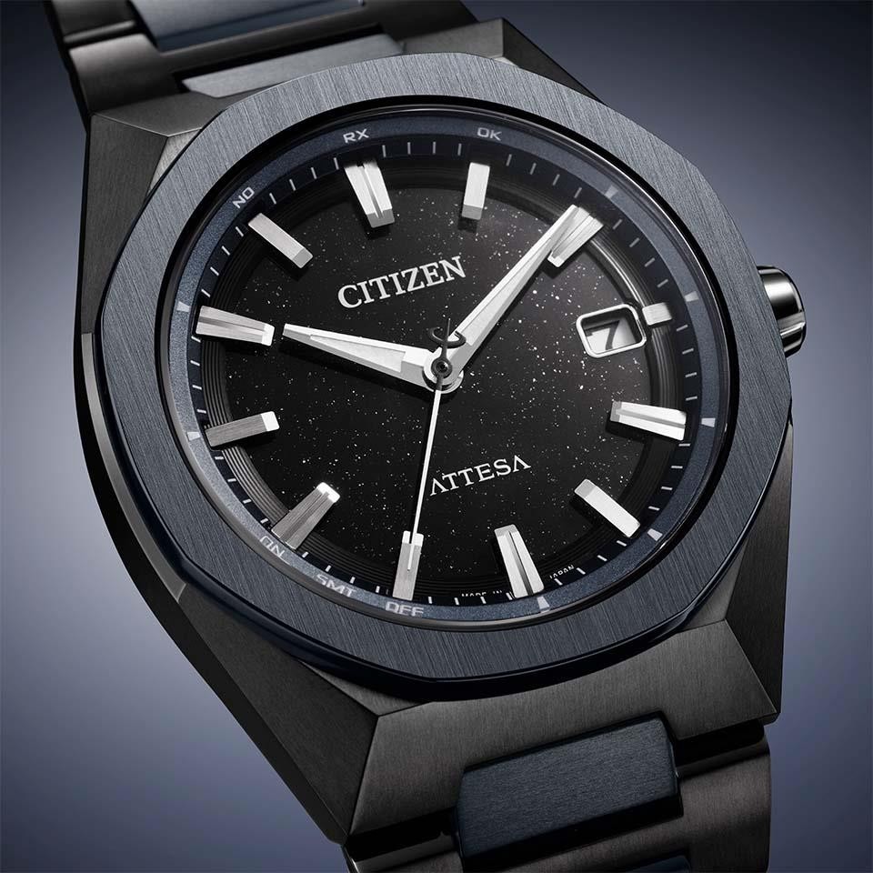 Citizen Attesa CB3046-76E Blue Universe Eco-Drive Titanium Radio