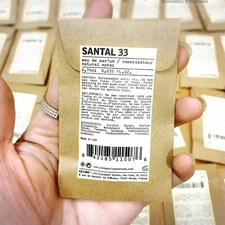 LE LABO SANTAL 33 EDP Sample Vial Spray 1.5ml/0.05oz - Authentic Vial