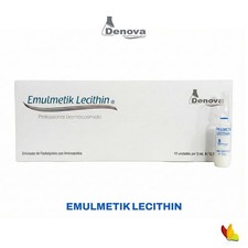 Emulmetik Firming Body Ampoules with Lecithin By Dnova Mesotherapy Mesoterapia