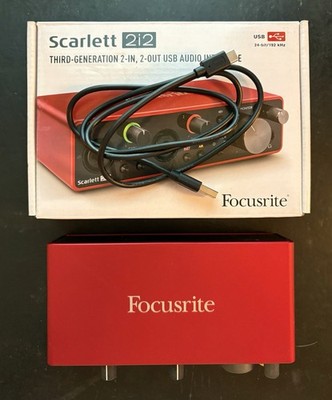 Focusrite Scarlett 2i2 Gen 3 USB Audio Interface Used In Excellent Condition