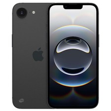 Apple iPhone 16e 128 GB Noir Smartphone 6,1" 48 MP, Sans Contrat, Débloqué