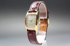 Near MINT HAMILTON Boulton 6264 24mm Gold Quartz Unisex Watch From JAPAN