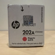 HP 202A Magenta Genuine HP LaserJet Toner Cartridge CF500AM - NEW Sealed