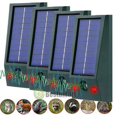 LOT Solar Animal Repeller Garden Skunk Deer Dog Cat Birds Deterrent Home Outdoor