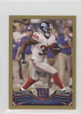2013 Topps Mini Gold 25/58 Andre Brown #354 e6p