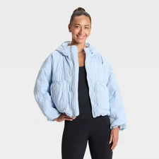 Women's Quilted Hooded Jacket - All In Motion