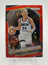 2025 WNBA Prizm COURTNEY VANDERSLOOT Red Power Prizm /75 #124