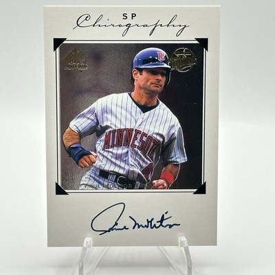 1998 SP AUTHENTIC CHIROGRAPHY #PM PAUL MOLITOR HOF AUTO
