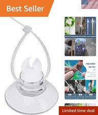 20 Pack Aquarium Suction Cups with Clips Zip Ties - Enhance Your Fish Tank
