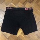 Men’s Ethika Medium Black Briefs Underwear With Pink Elastic Waist 92% Cotton — photo 4