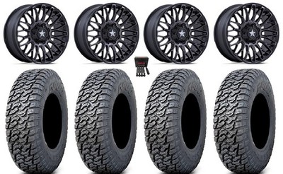MSA Clubber 15'' Wheels Black DDT 33'' Daemon Tires Textron Wildcat XX
