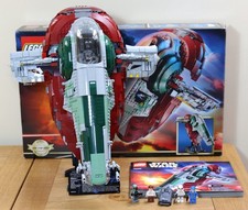 LEGO 75060 Star Wars UCS Slave 1 Complete set with all minifigs box instructions
