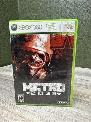 Metro 2033 / Microsoft Xbox 360 / CIB / Clean / Tested / Complete. VG Condition