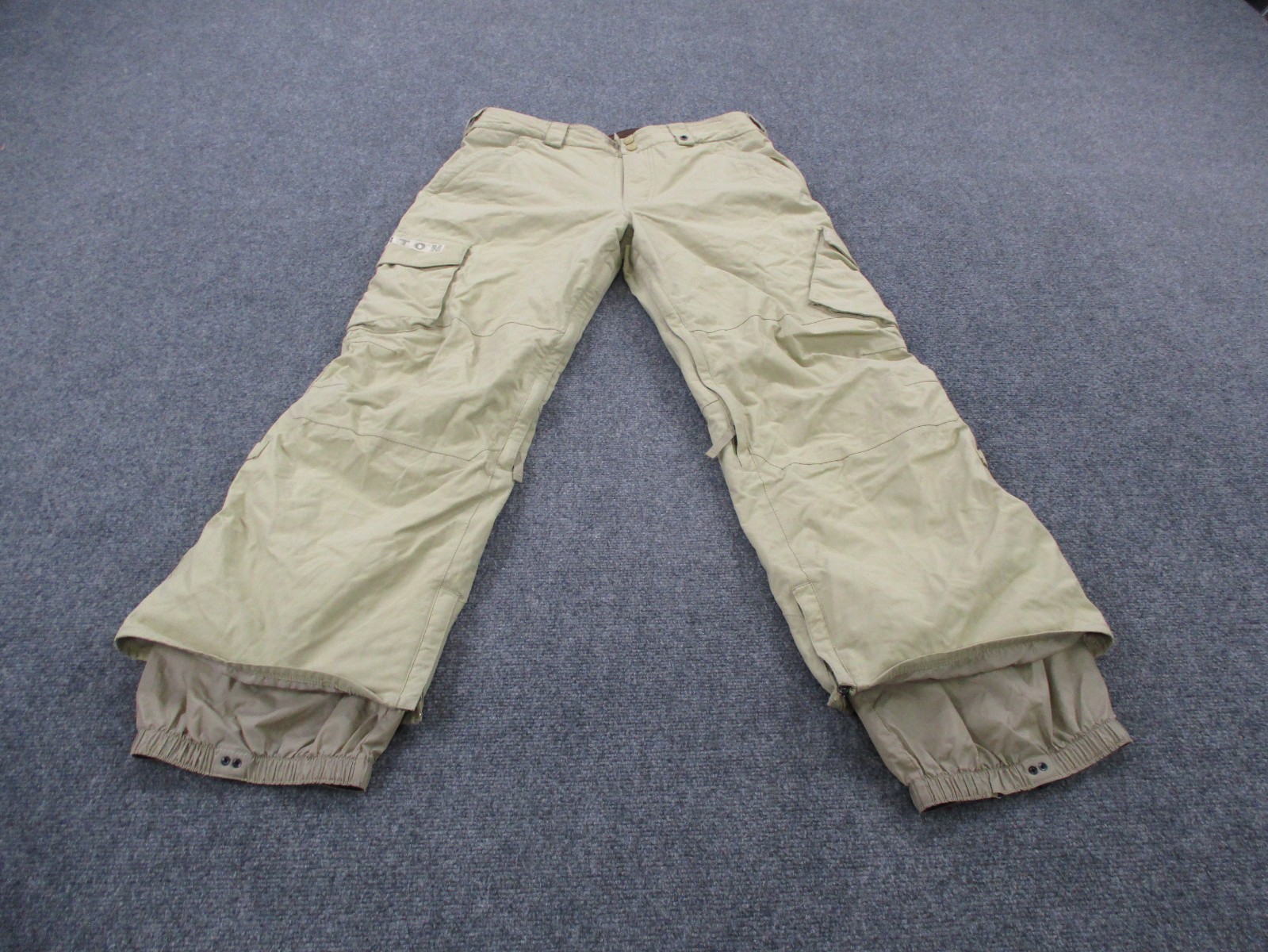 Burton Snow Pants Mens M Nylon Dry Ride Lined Ski Snowboard Outdoors Cargo