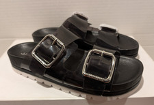 Brand New With Box Women's J Slides Roget Sandal in Smoke Black , Size US 8.5
