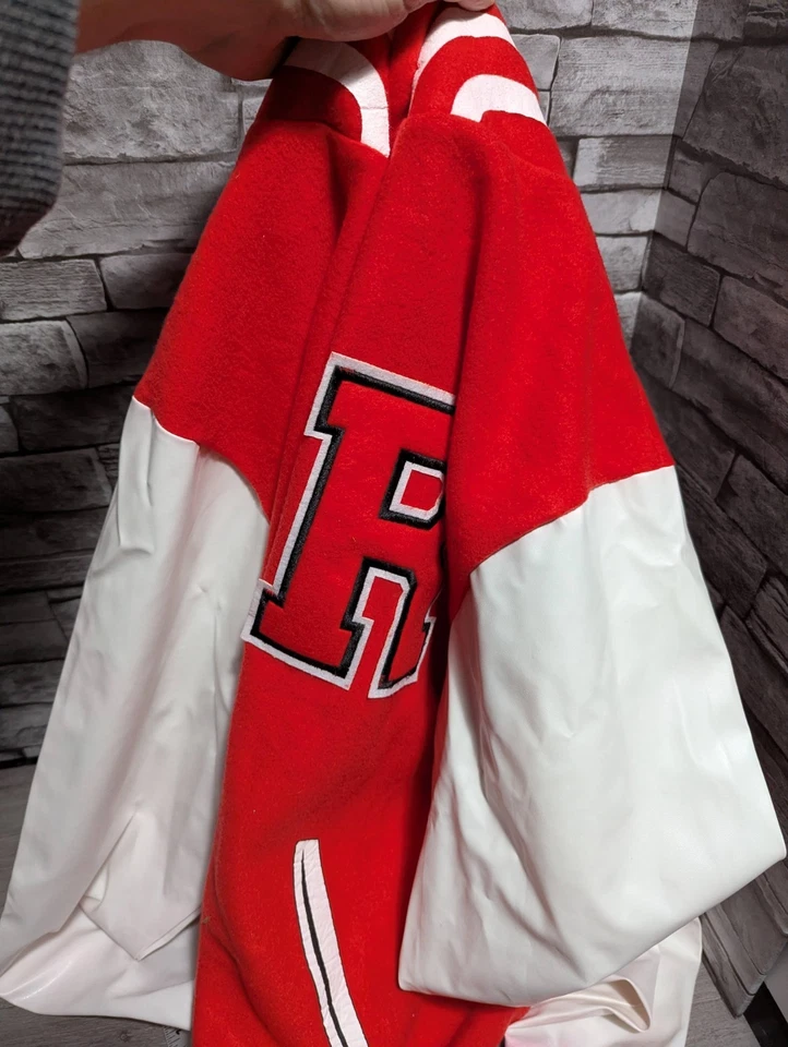 Fabulous 50s Letterman Jacket Costume Adult Grease Rydell High Halloween Cosplay - Image 2 of 4