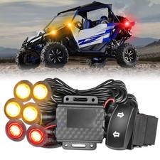 Nirider UTV Turn Signal Kit Plug and Play Universal Street Legal Kit with Swi...