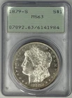 1879 S Morgan Silver Dollar $1 PCGS MS63‼️OGH/RATTLER - FULL CARTWHEEL LUSTER‼️