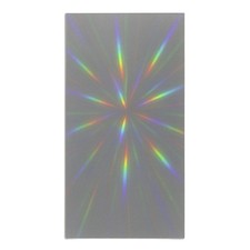 13,500 Lines/inch Diffraction Grating Sheet - Double Axis 1' x 6"