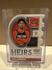 2023-24 Panini Crown Royale - Heirs to the Throne Scoot Henderson #HT-SCO 