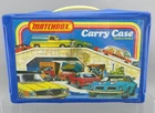 Vintage 1978 Matchbox Lesney Holds 24 Car Models Blue Storage Carry Case w/Trays