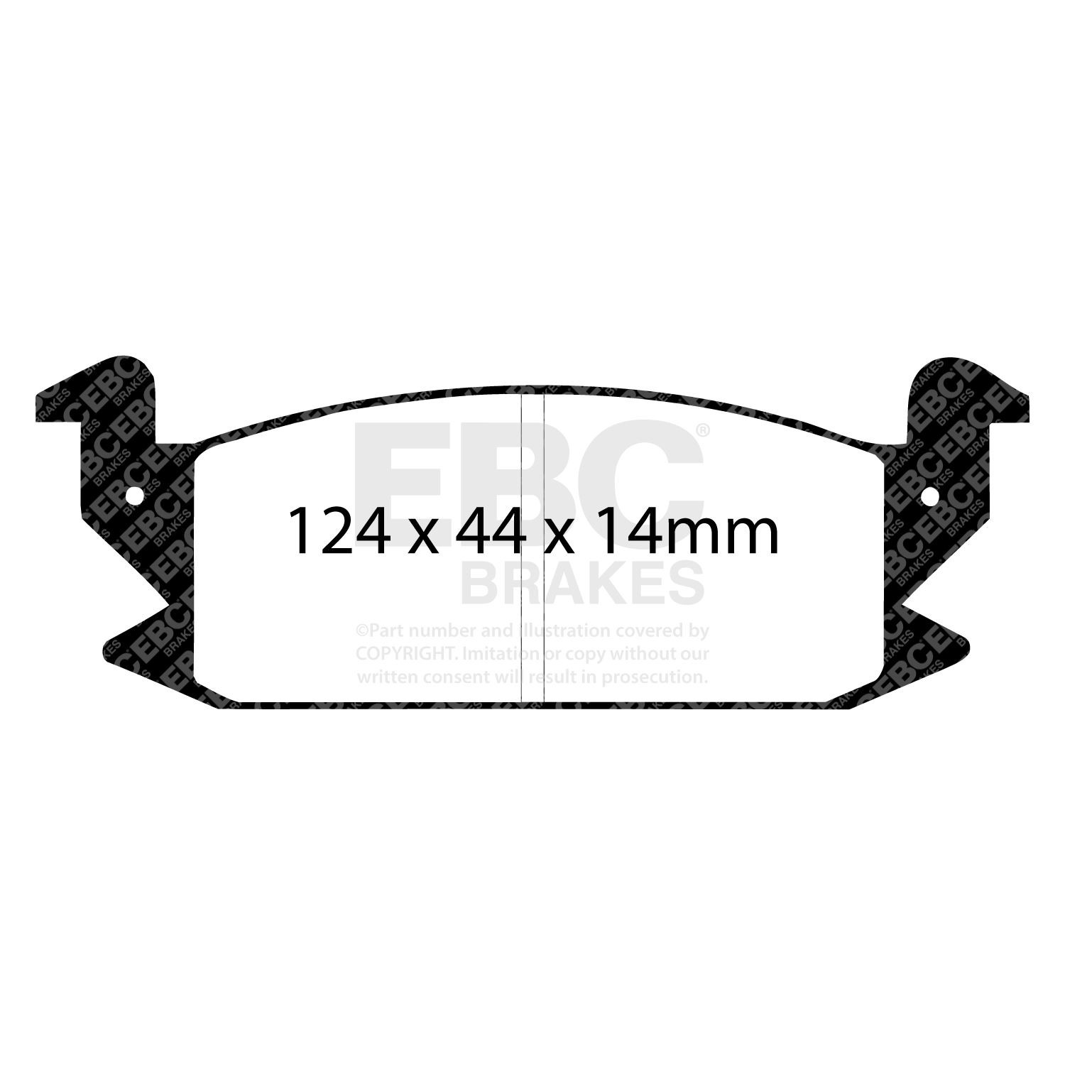 EBC DP475 BRAKE PAD SET DISC BRAKE Front