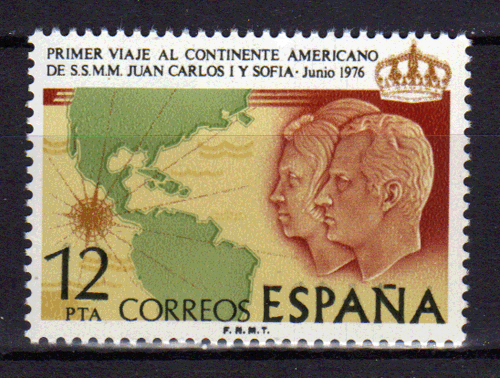 Spanien II Jahrhundertpost 1976 Edifil 2333 ** MNH - Bild 1 von 1
