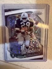2025 Panini Prizm Football Eric Dickerson #83 White Disco Prizm Raiders