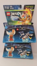 LEGO Dimensions: Chima - Eris Fun Pack (71232) - Lot of two Legos  Chima Eris