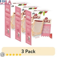 Gluten Free Strawberry Toaster Pastries Breakfast Snack Dairy Nut Soy Free 3Pack