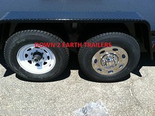 1 Phoenix Usa 15 Stainless Trailer Wheel Hub Caps Rim Covers Bolt On Nst15