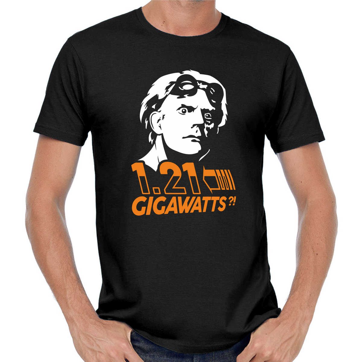 Doc Brown Back to the Future 1.21 Gigawatts Fun T-Shirt | eBay