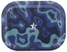 Famous Brandz Fabric Metal ROLLING Tray ROLLING Paper MAKER Premium SMALL *USA*