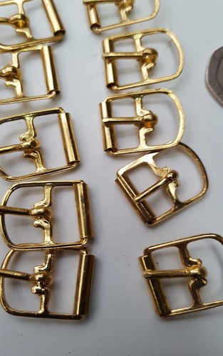 Ciabattino Strumenti Scarpa Riparazioni Fibbie Fai Borsa Orologio Oro Per 13mm - Foto 3 di 3