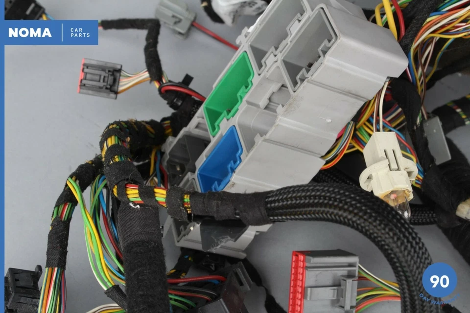 2004 Jaguar XJ8 XJR Vanden Plas X350 Dash Dashboard Wire Wiring Harness OEM Foto 3 de 4