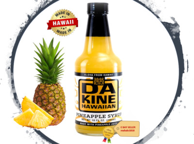 DA KINE HAWAIIAN - PINEAPPLE SYRUP 10 fl. oz. (295 ml) - ALOHA FROM ...