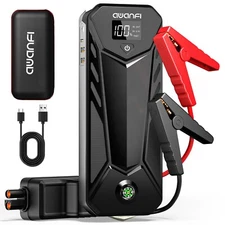 5000A Jump Starter with 150psi 16000mAh Portable USB Rechargeable Tire Inflator