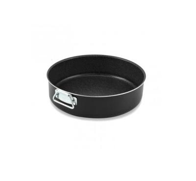 CANDeal 4 Pz 11cm Springform Tortiera, cuore e rotondo antiaderente Pan di zucchero Pan vuoto resistente torta di carbone Panche da tavola per Instant Pot e 1 raschietto in silicone