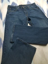 Levis 527 Jeans Mens Size 36x32 Boot Cut Blue Denim Cotton
