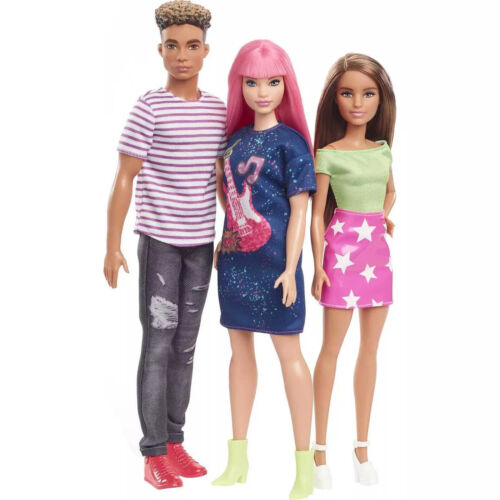 Barbie Big City Big Dreams 3 Muñecas Set de Regalo Daisy Teresa y Rafa NUEVO Sellado GXF28 - Imagen 2 de 6